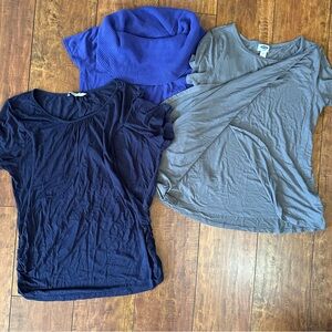 Maternity / Nursing short sleeve top bundle
